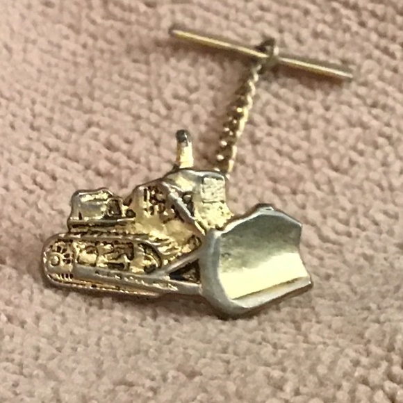 Vintage Bulldozer tie Tack - Picture 2 of 3
